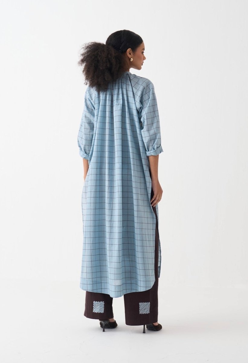 Gather Neck Shirt Co - ord (Set of 2) - Three Clothing