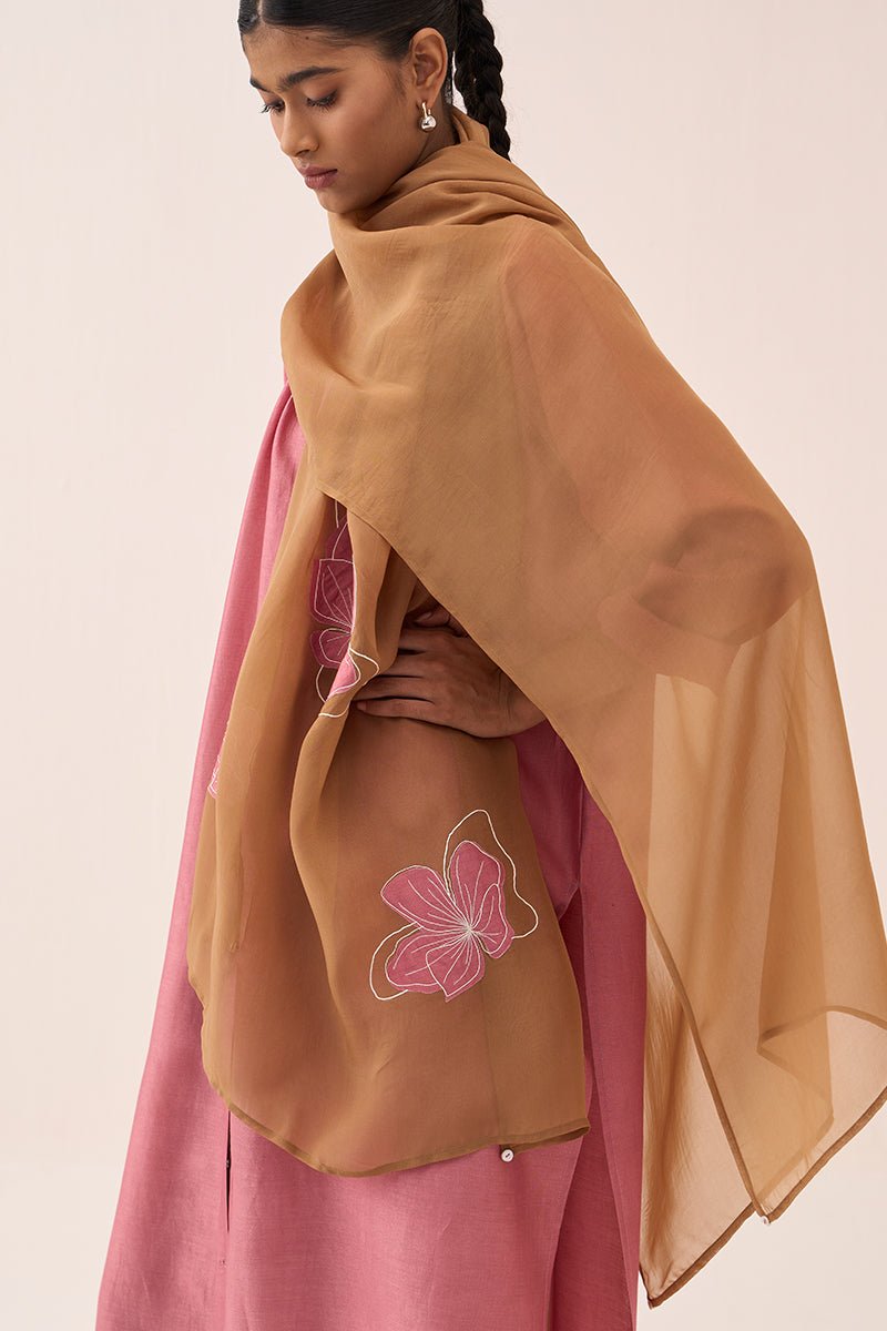 Gather Neck Shirt Co - Ord (Set Of 3) - Three Clothing