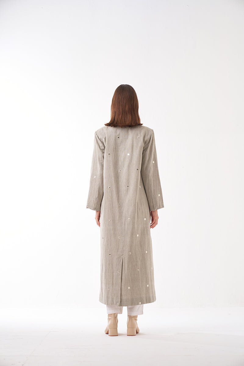 Gotta Patti Jacket Silver Beige - Three Clothing