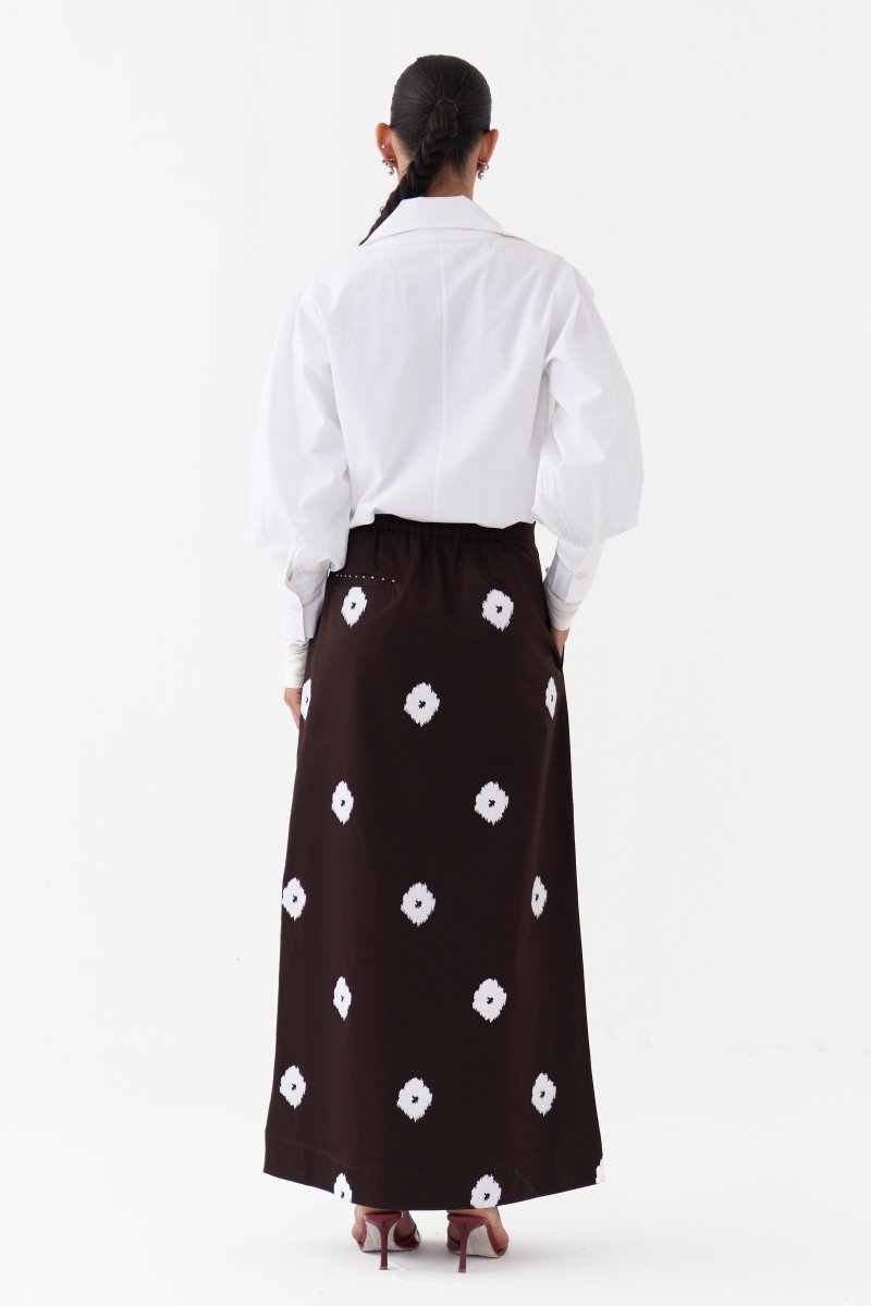 Hand Block Print Skirt - Three Clothing
