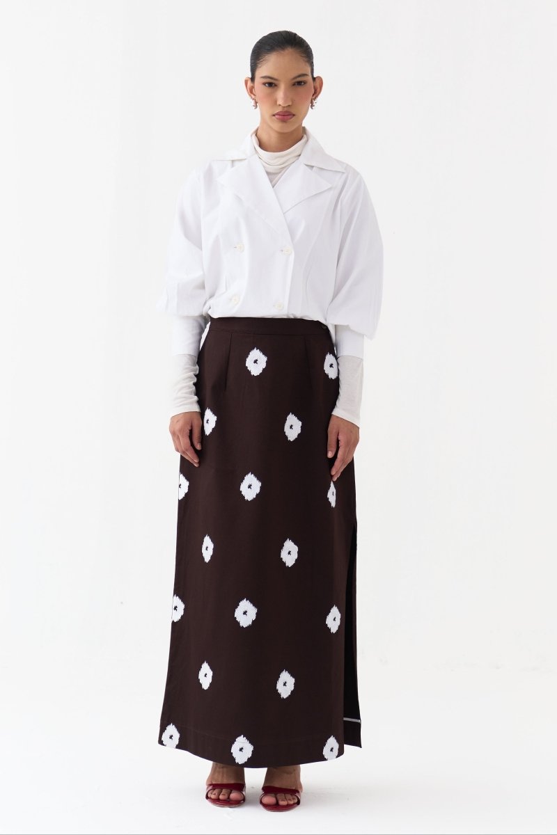 Hand Block Print Skirt - Three Clothing