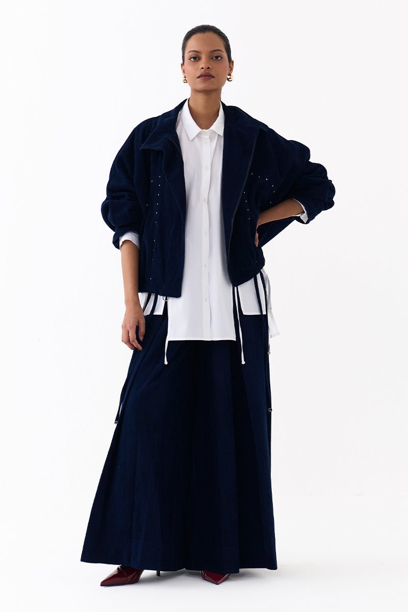 Inverted Box Pleat Bottom - Three Clothing