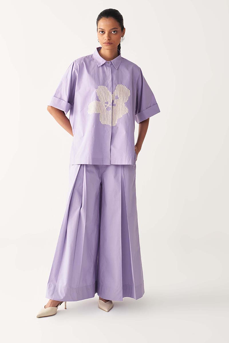 Inverted Box Pleat Bottom - Three Clothing