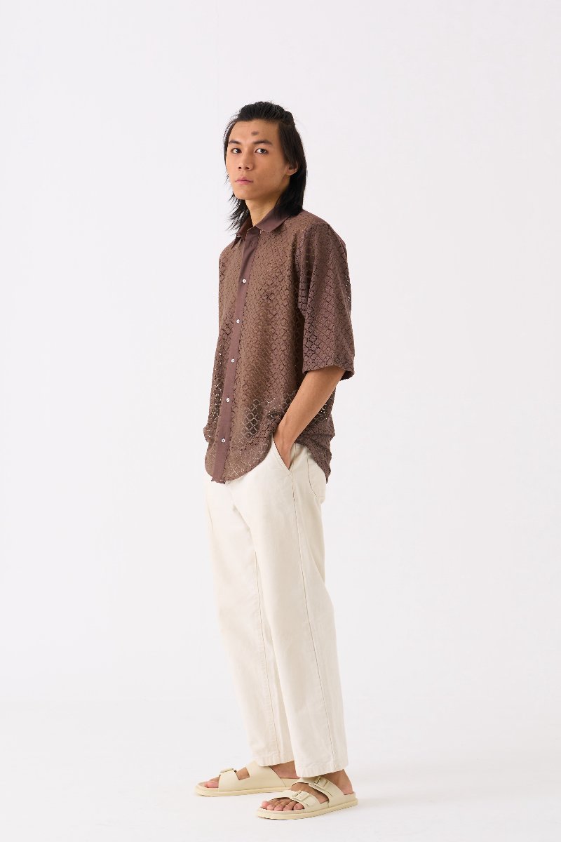 Lace Shirt Cedar - Three