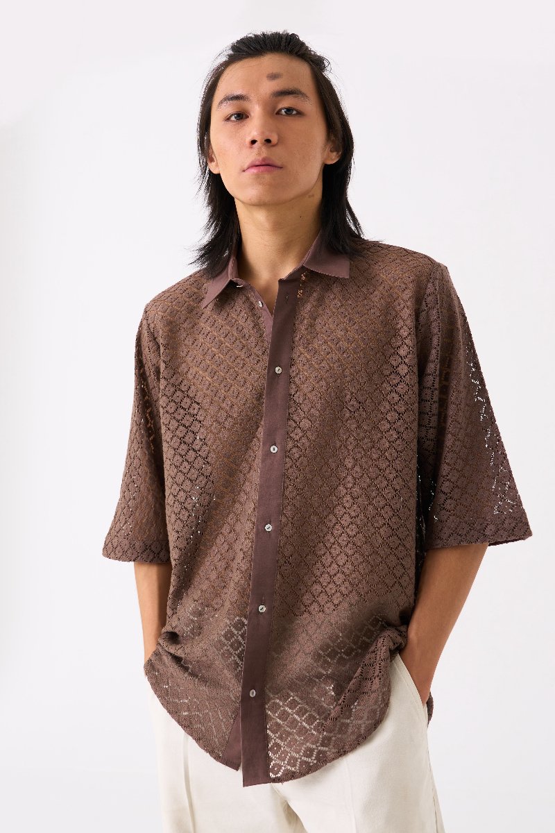 Lace Shirt Cedar - Three