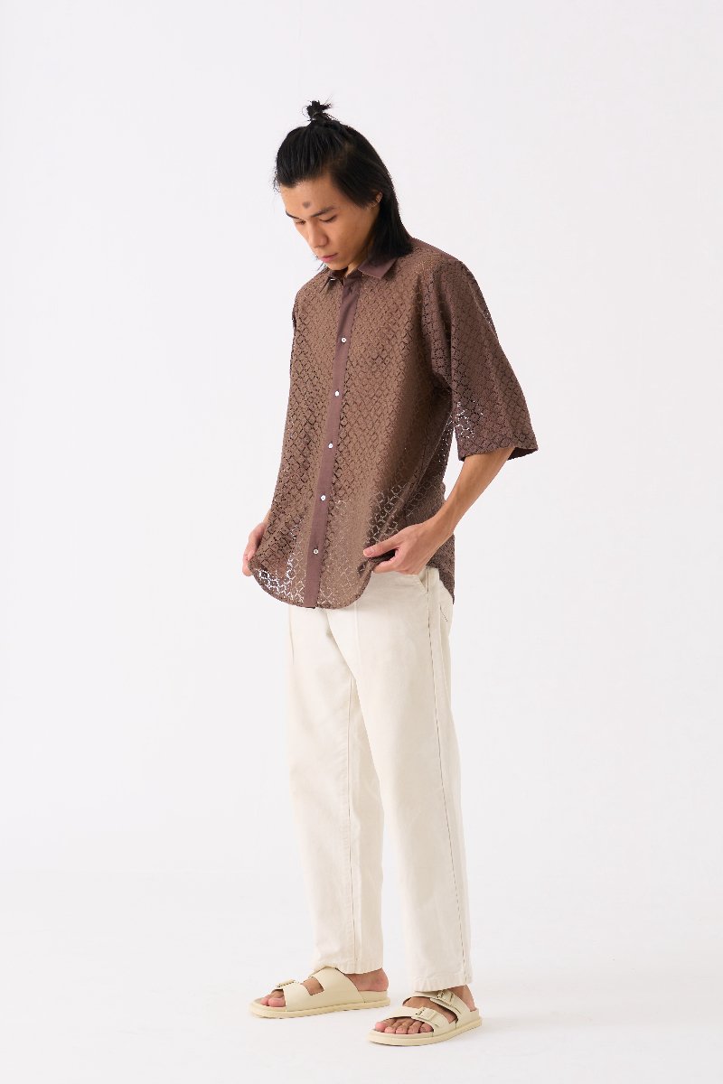 Lace Shirt Cedar - Three