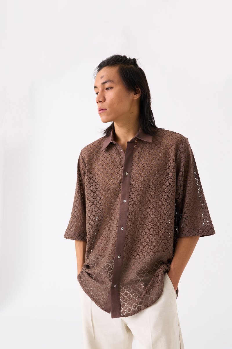 Lace Shirt Cedar - Three