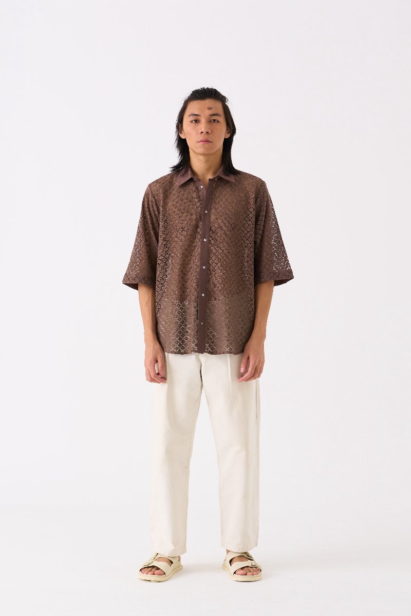 Lace Shirt Cedar - Three