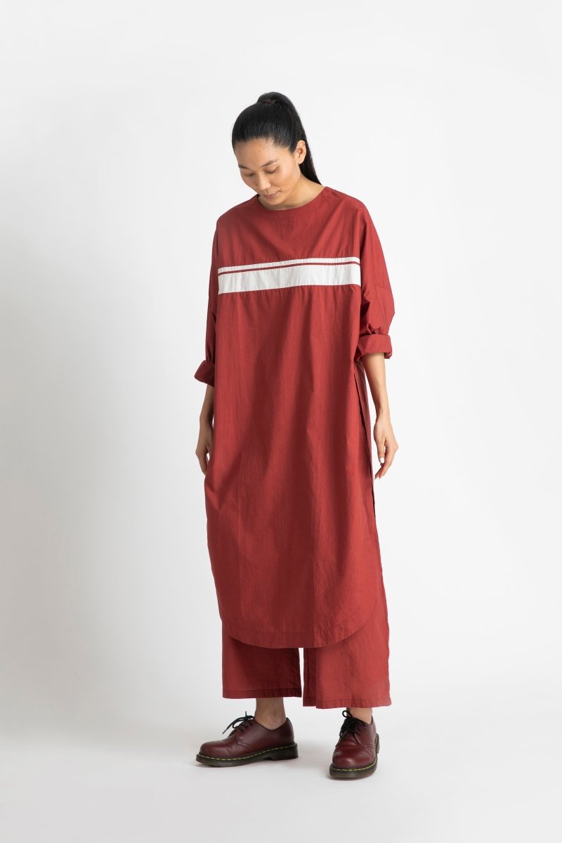 Long Jumper co-ord Set of 2 Madder Red - Three Clothing