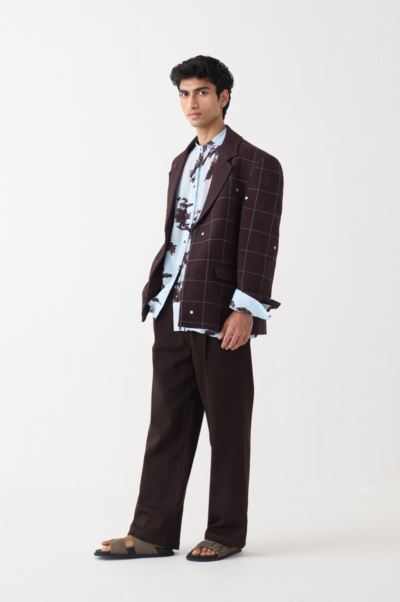 Mirror Emb. Blazer - Three Clothing