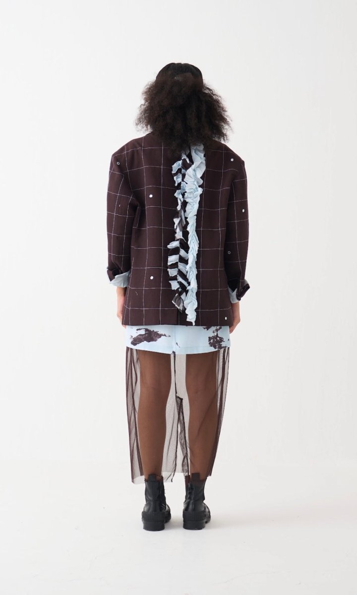 Mirror Emb. Jacket Co - ord (Set of 2 ) - Three Clothing