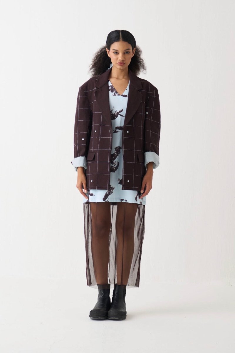 Mirror Emb. Jacket Co - ord (Set of 2 ) - Three Clothing