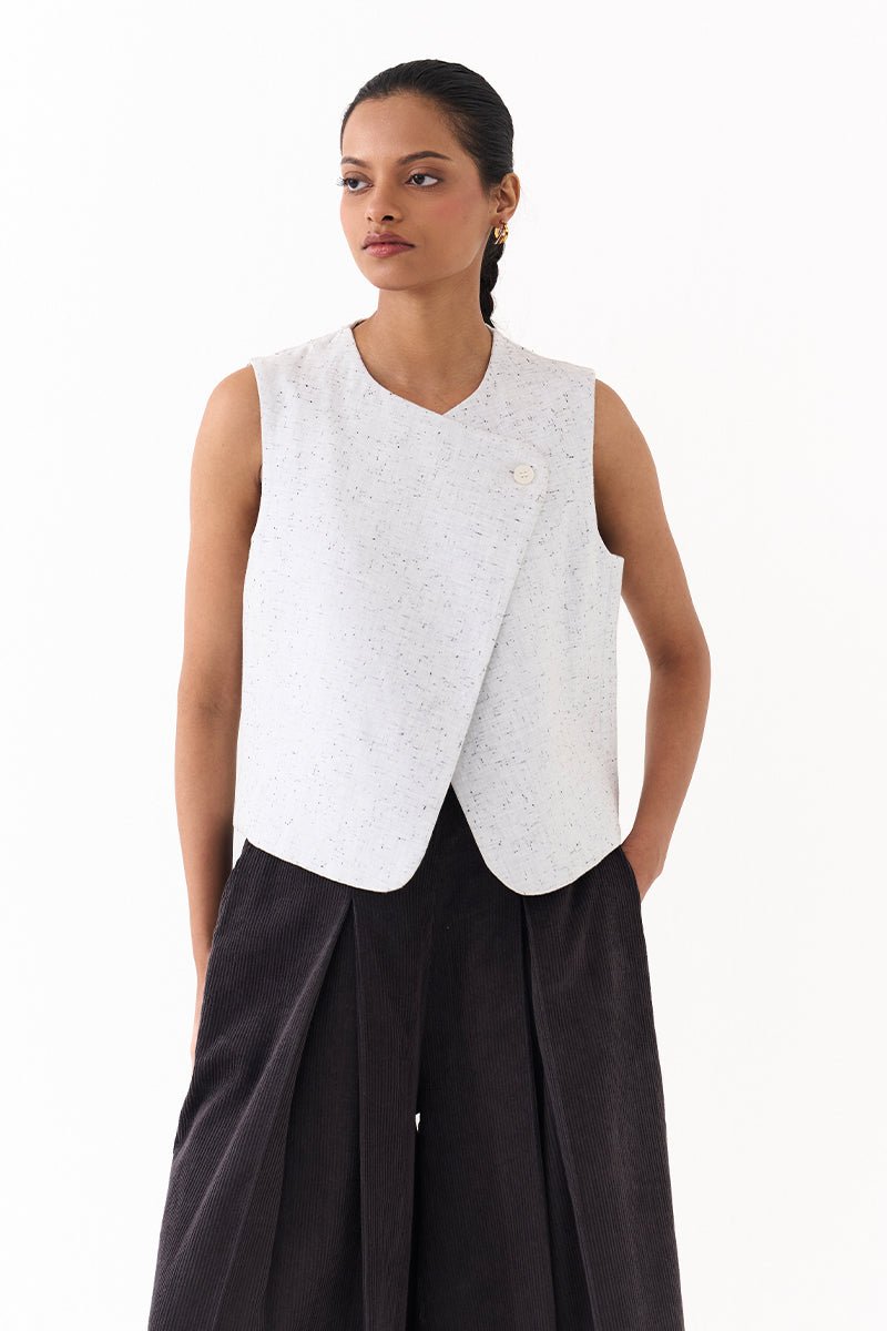 Overlap Vest - Three Clothing