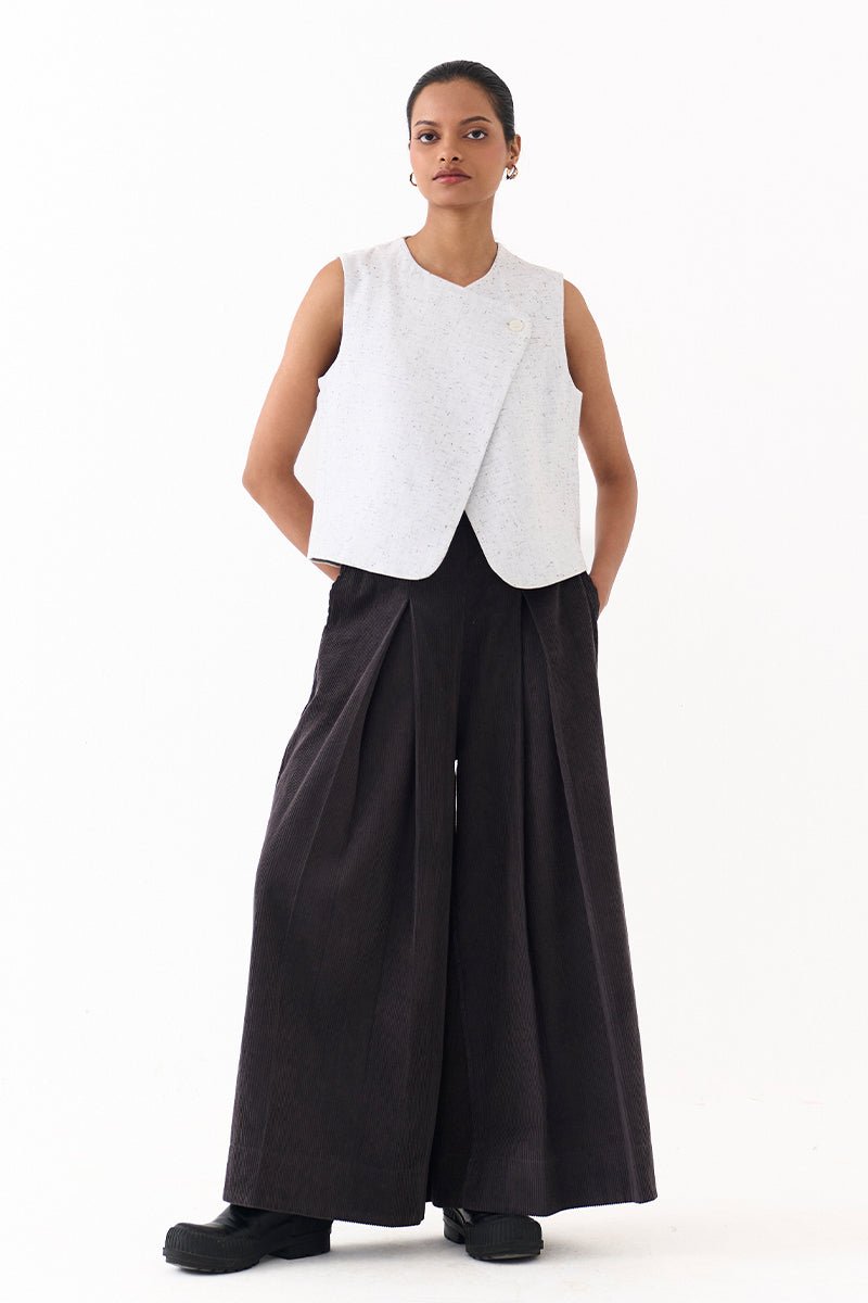 Overlap Vest - Three Clothing