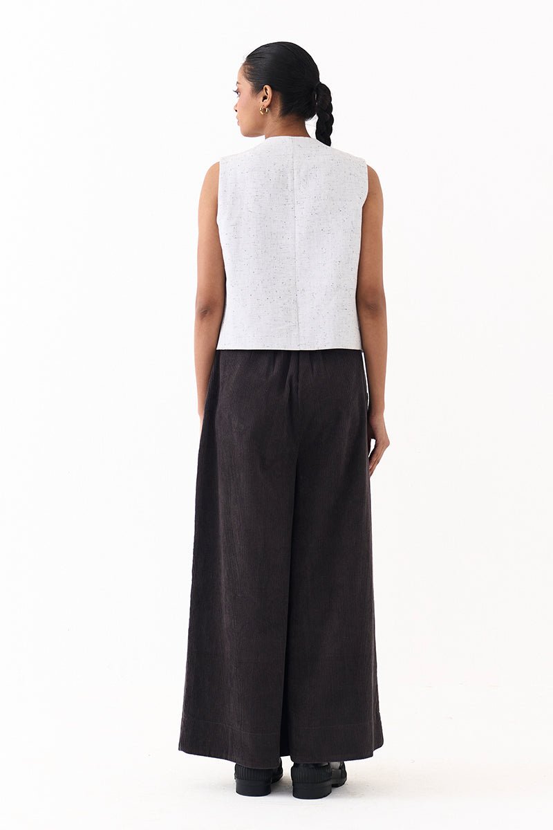 Overlap Vest Co - Ord (Set of 2) - Three Clothing