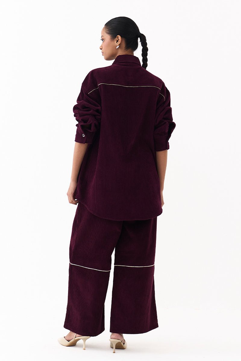 Oversized U Hem Shirt - Three Clothing