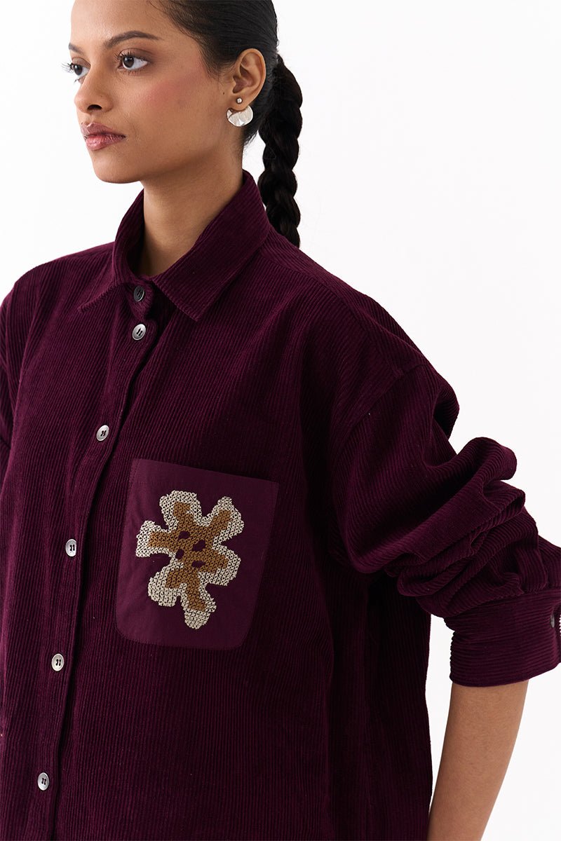 Oversized U Hem Shirt Co - Ord (Set of 2) - Three Clothing