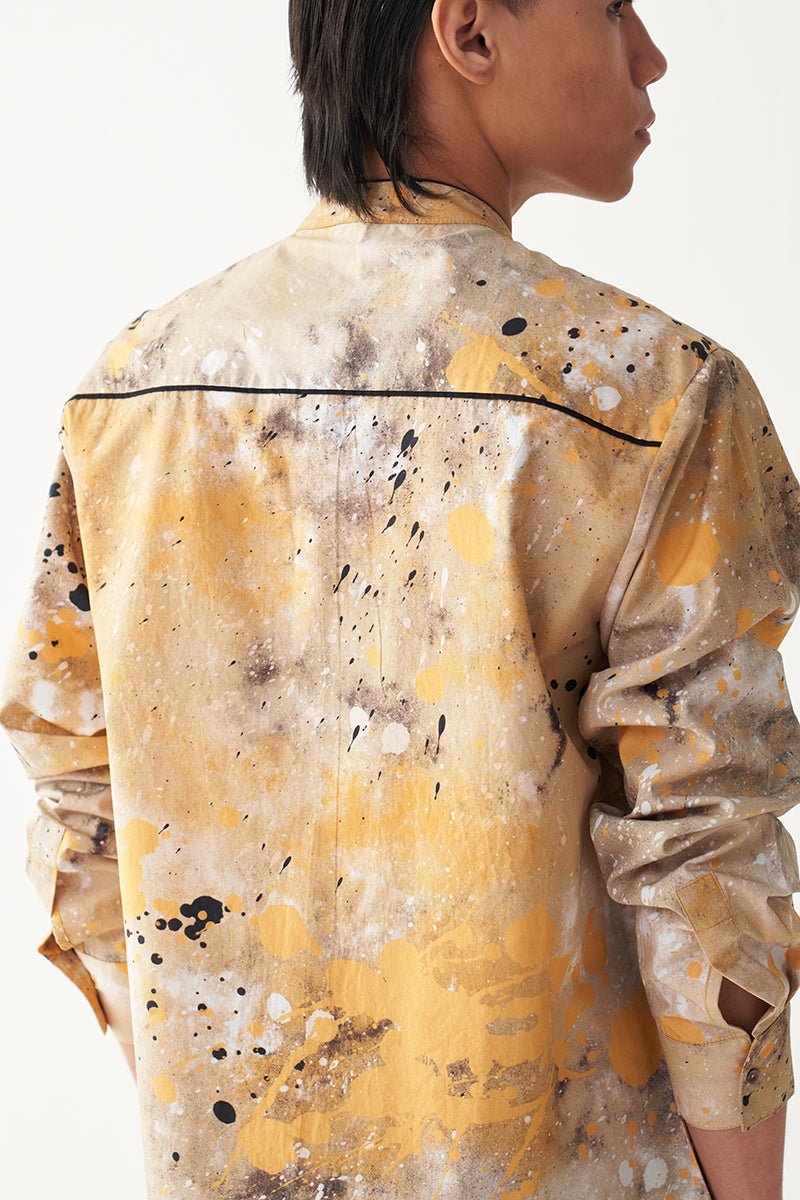 Painter Poppy Applique Shirt Co - Ord - Three Clothing