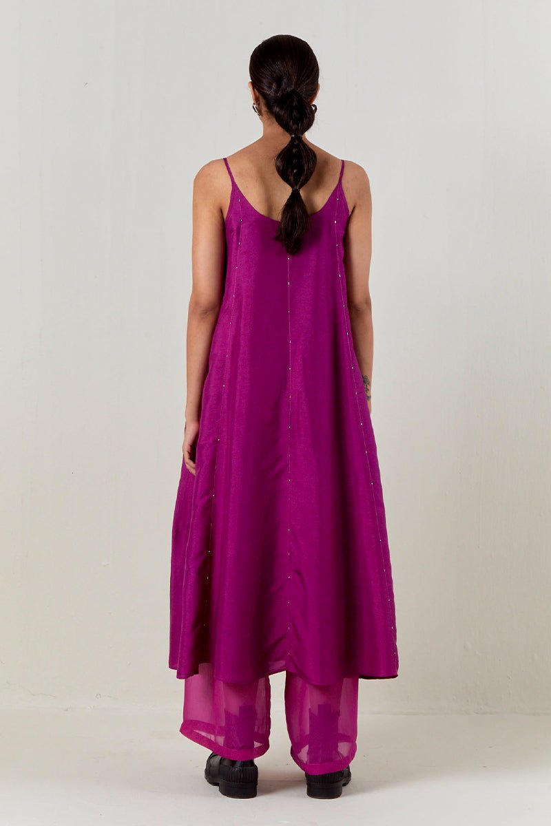 Paneled Embroidered Tunic Co - Ord - Three Clothing