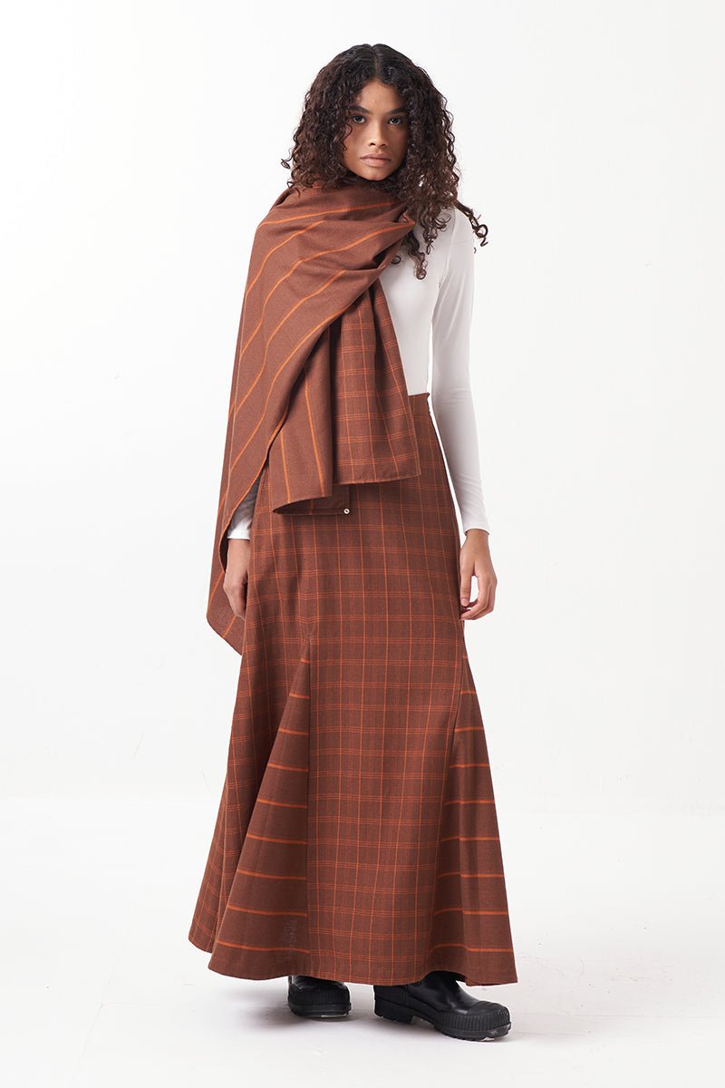 Paneled Scarf - Three Clothing