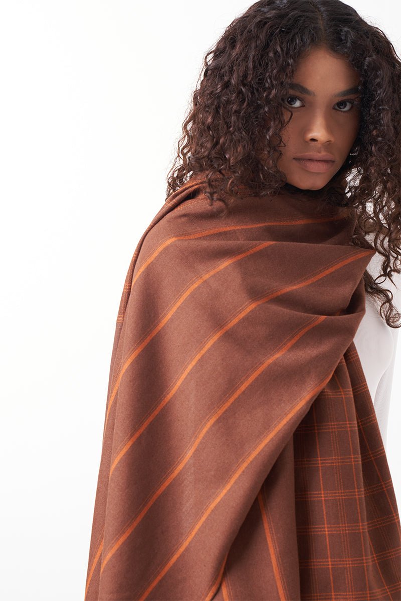 Paneled Scarf - Three Clothing