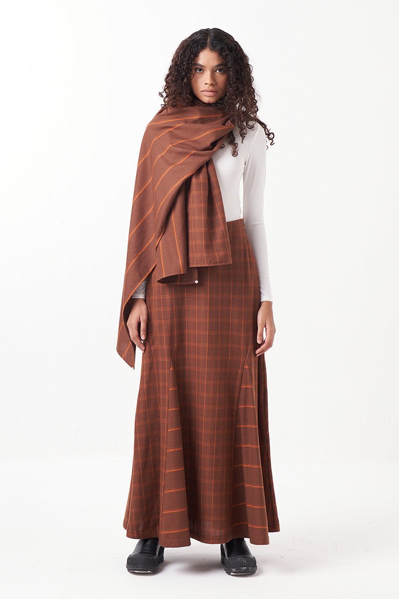 Paneled Scarf - Three Clothing