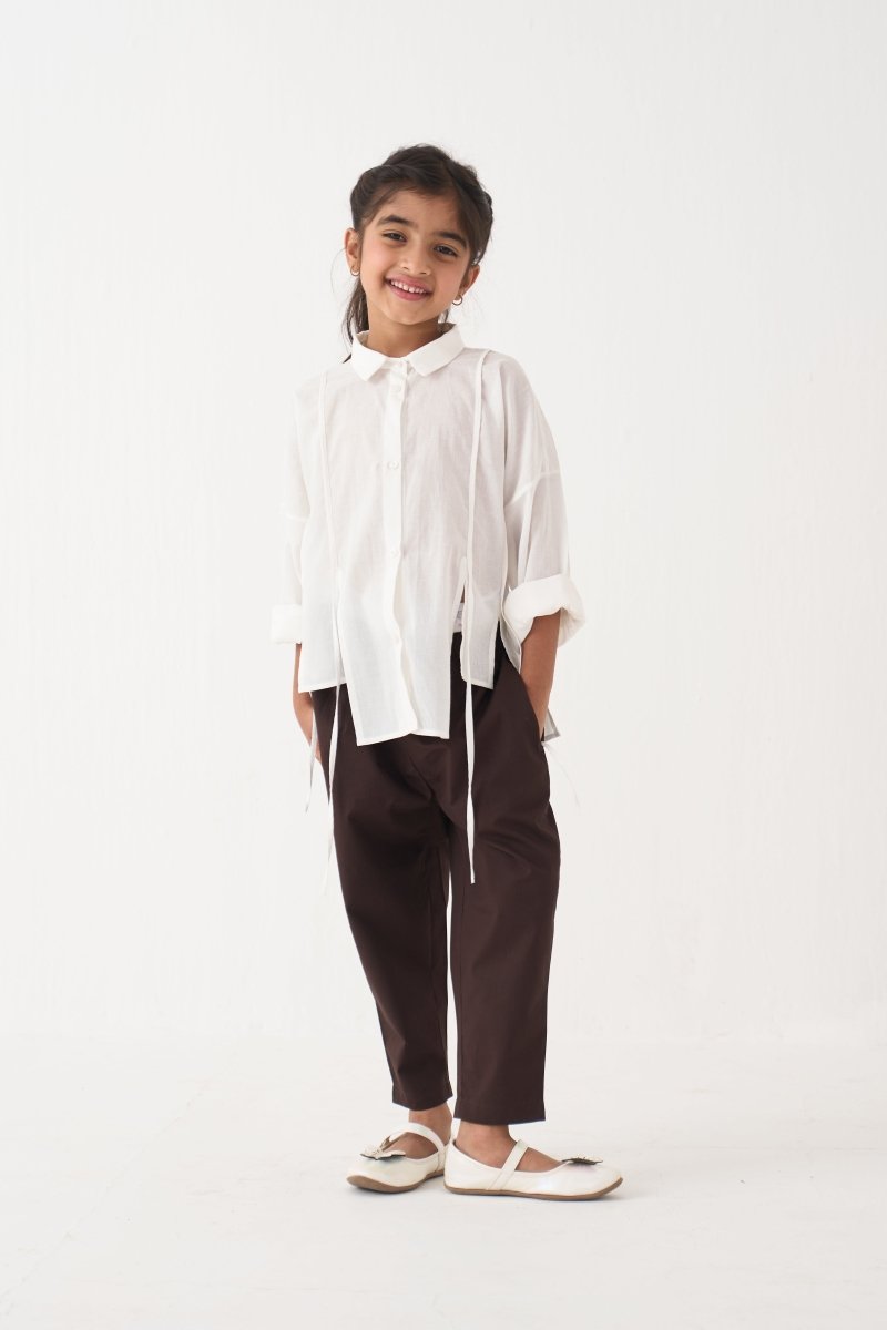 Panelled Shirt Co - ord (Set Of 2) - Three Clothing