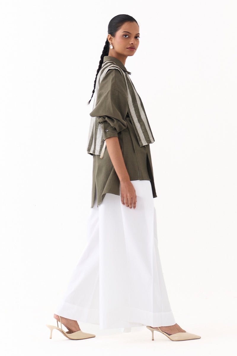 Panelled Shirt (Set) - Three Clothing