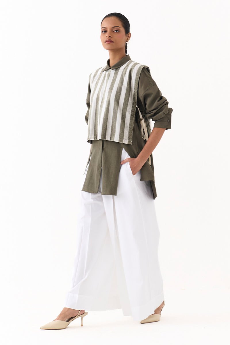 Panelled Shirt (Set) - Three Clothing