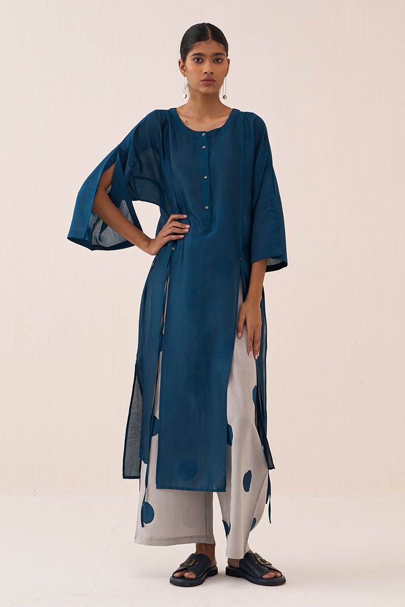 Panelled Tunic Co - Ord (Set Of 2) - Three Clothing