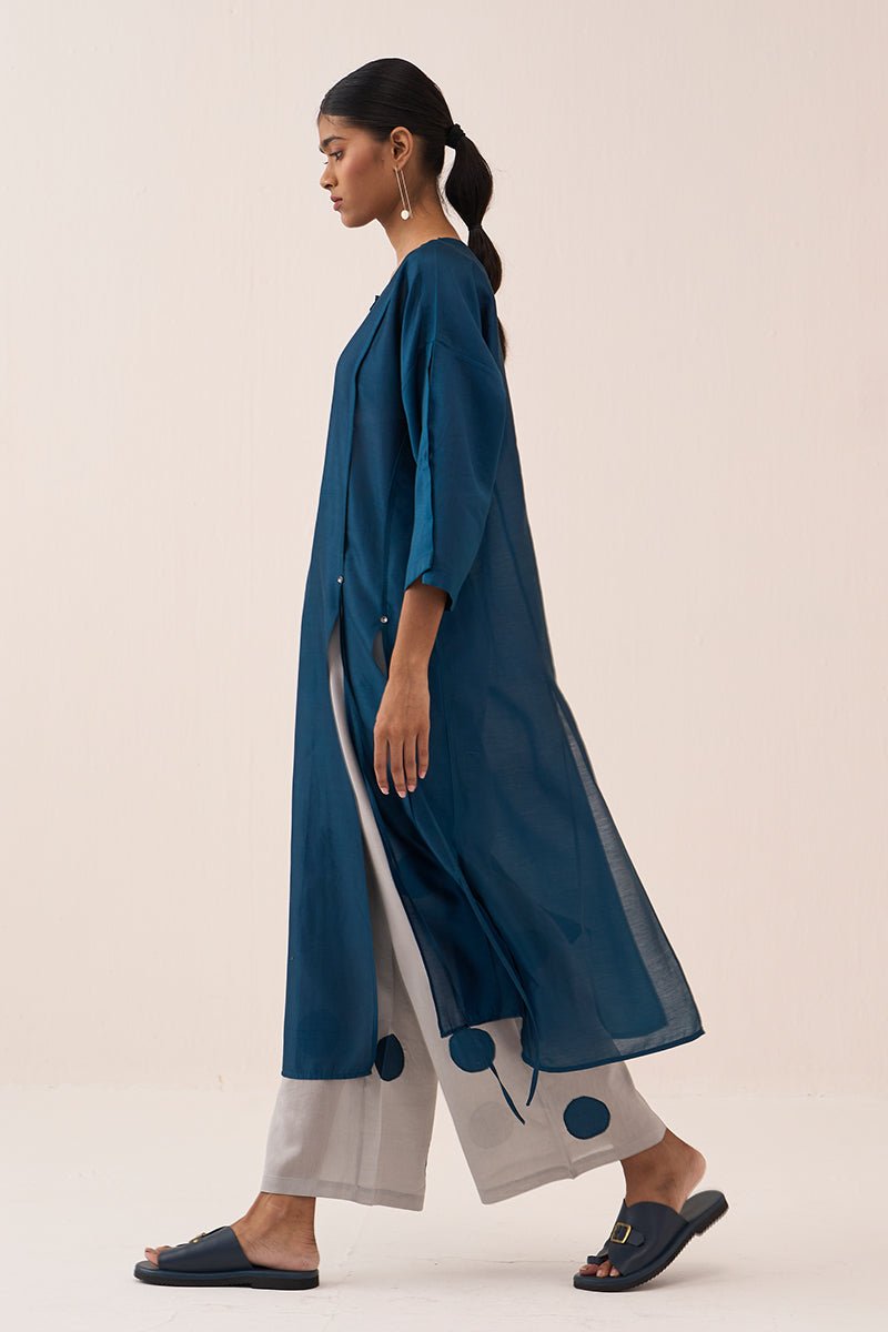 Panelled Tunic Co - Ord (Set Of 2) - Three Clothing
