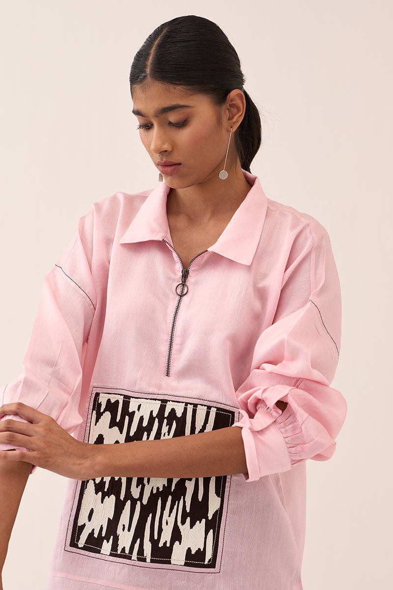 Patch U - Hem Top - Three Clothing