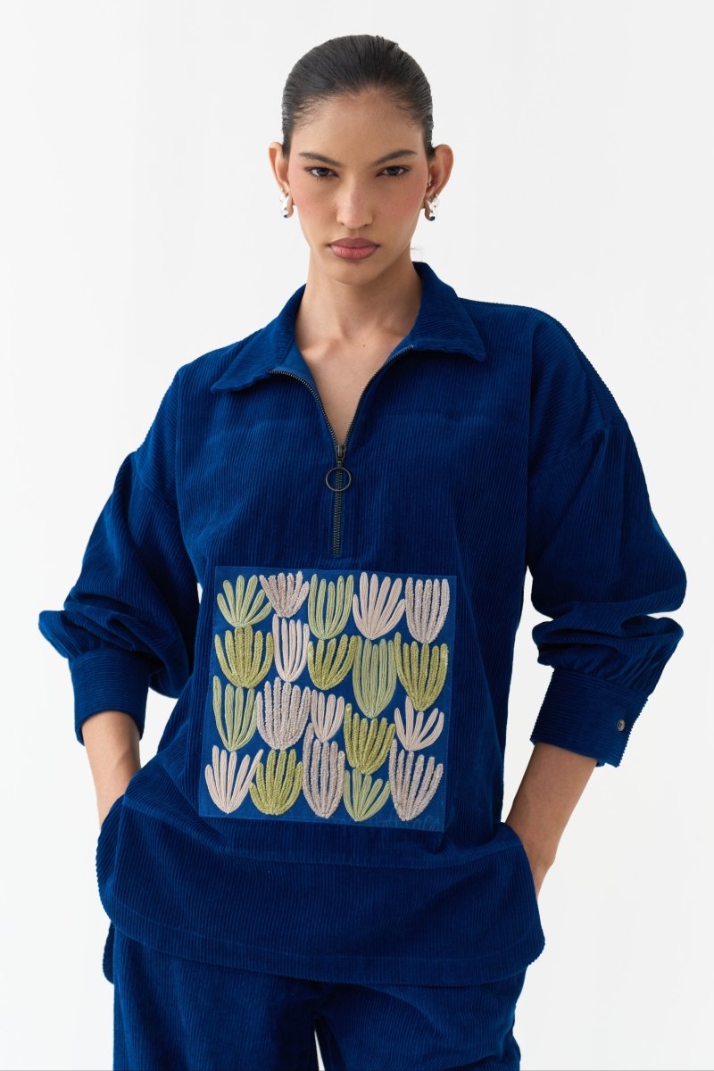 Patch U-Hem Top - Three Clothing