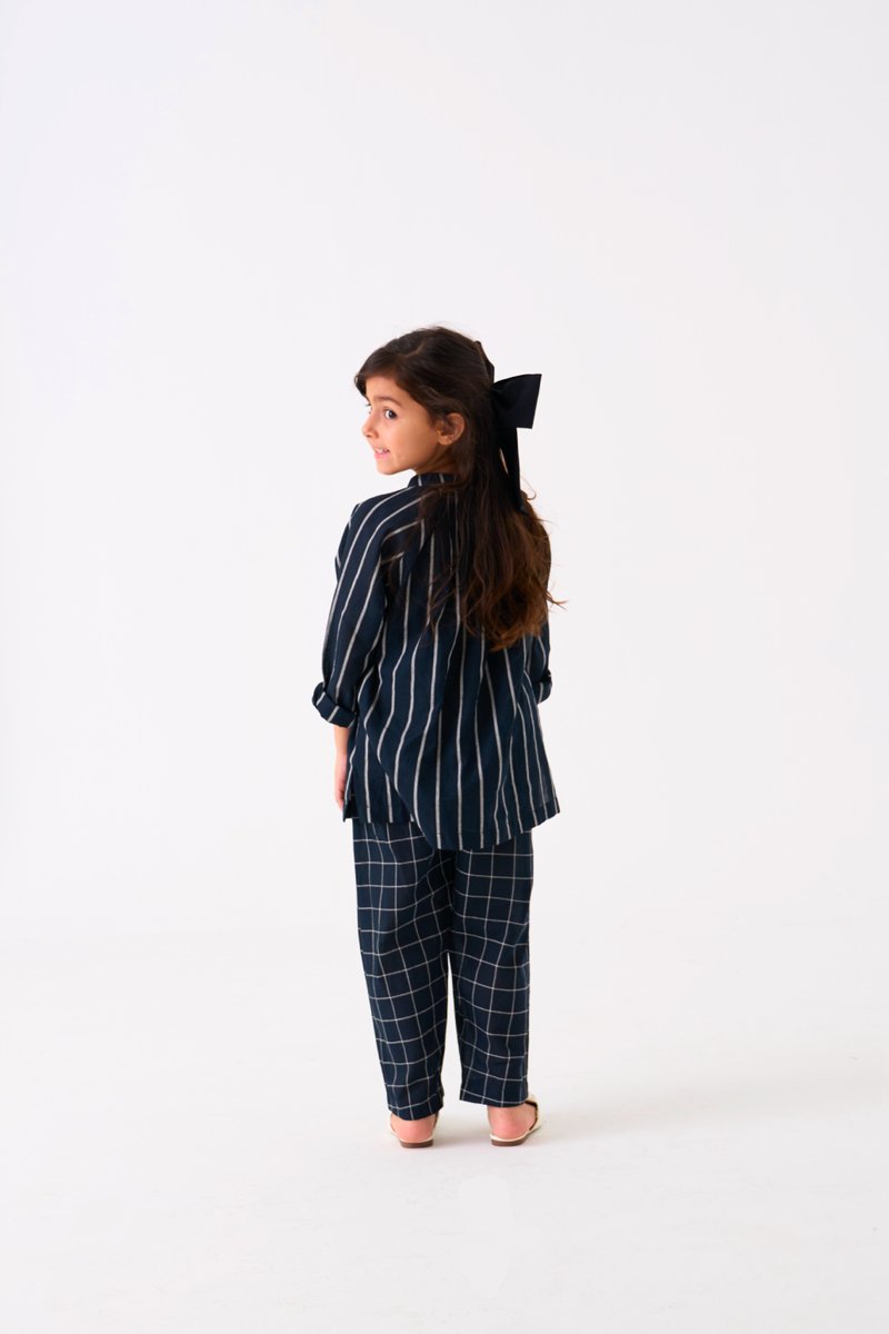 Peasant Top - Black Stripe - Three