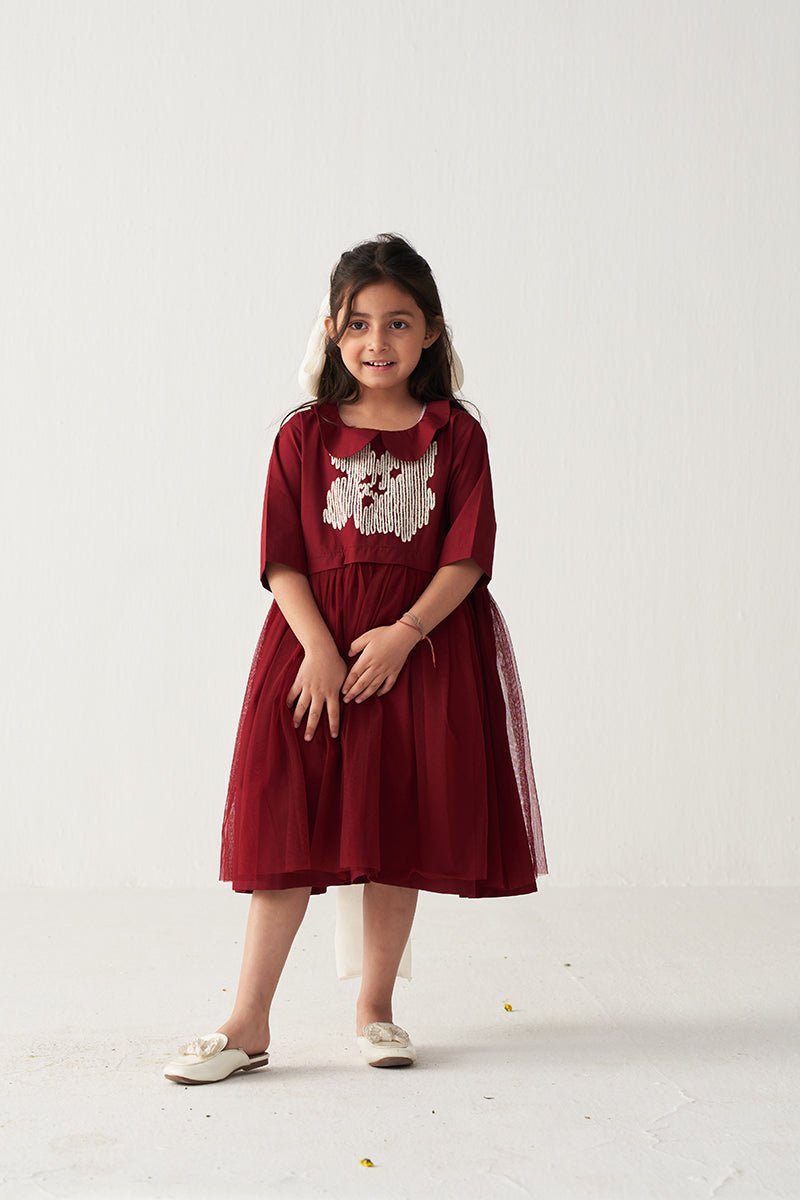 Peter Pan Collar Dress - Three Clothing