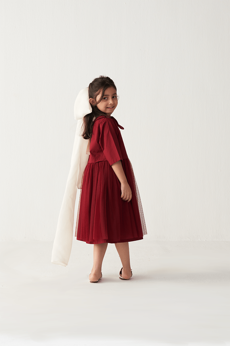 Peter Pan Collar Dress - Three Clothing