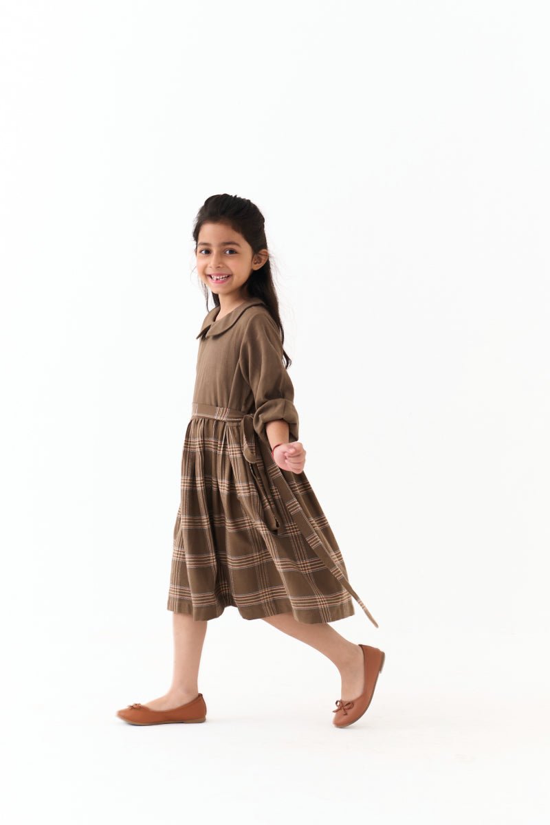 Peter Pan Collar Dress - Three Clothing