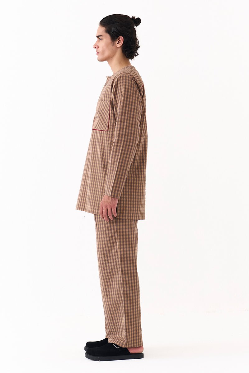 Placket Kurta - Three Clothing