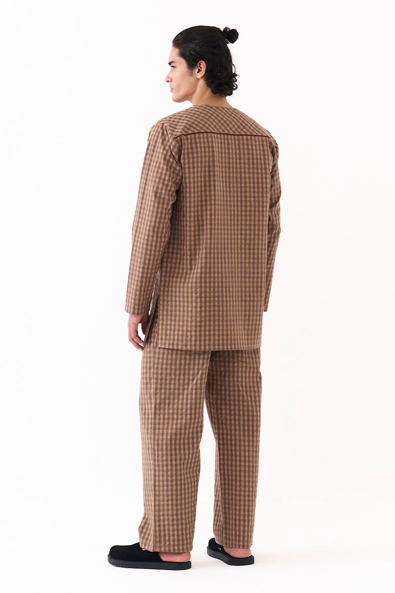 Placket Kurta Co - Ord - Three Clothing