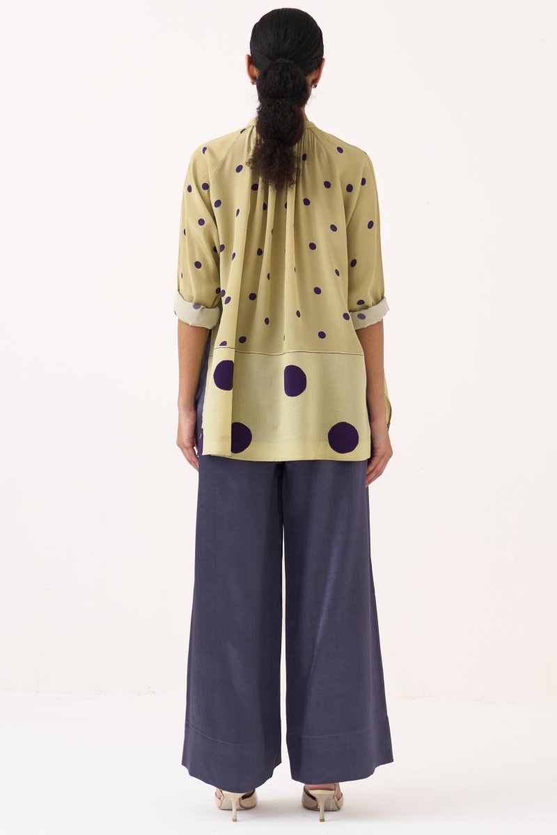 Polka Peasant Top - Three Clothing
