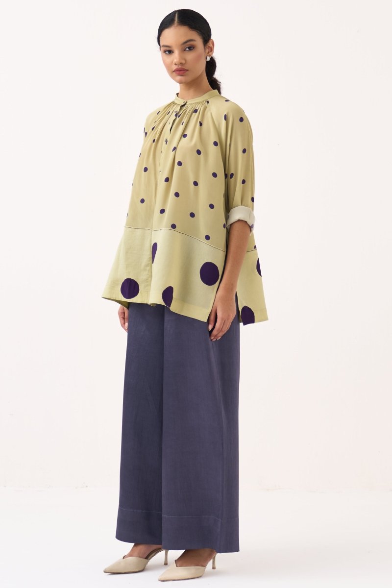 Polka Peasant Top Co - ord (Set of 2) - Three Clothing