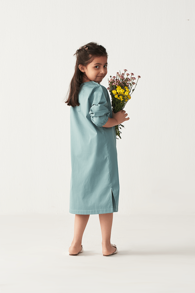 Poppy Applique Dress - Three Clothing