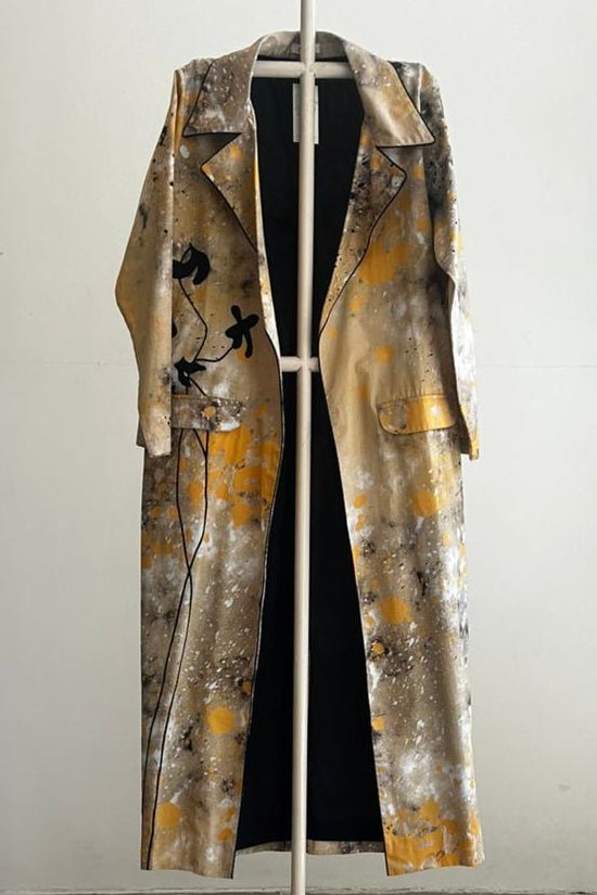 Poppy Applique Painter Jacket - Three Clothing
