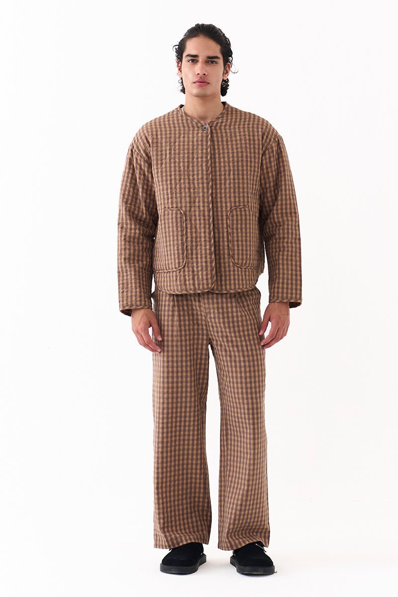 Quilted Bomber Jacket - Three Clothing