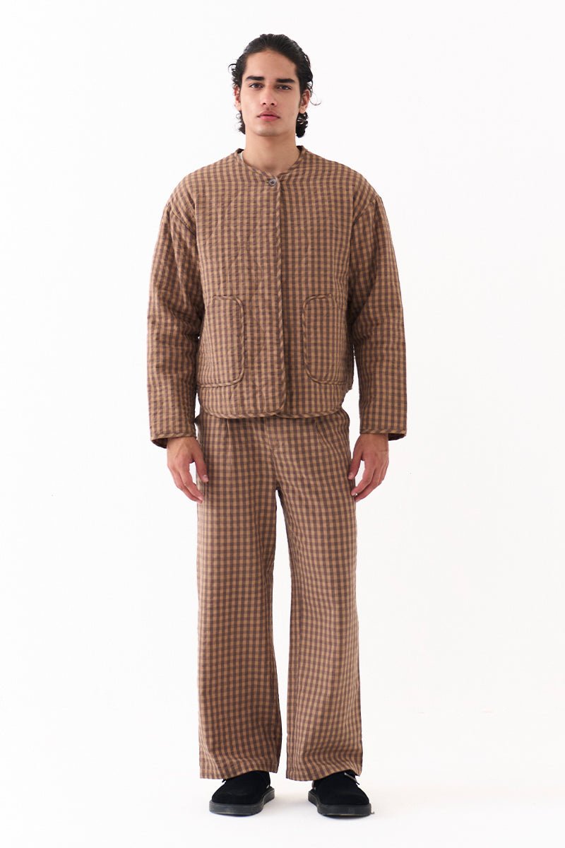 Quilted Bomber Jacket - Three Clothing