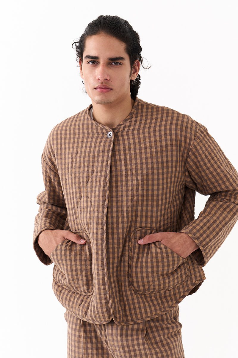 Quilted Bomber Jacket Co - Ord - Three Clothing