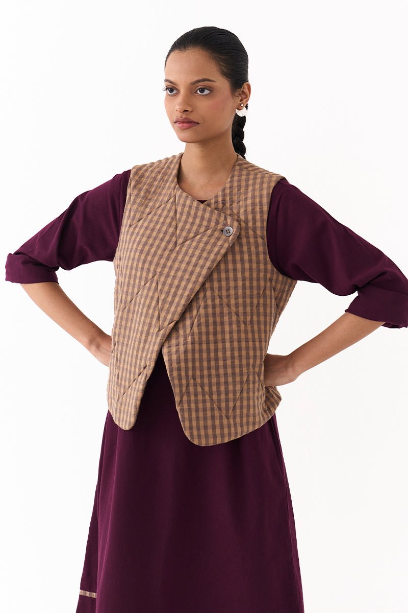 Quilted Vest - Three Clothing