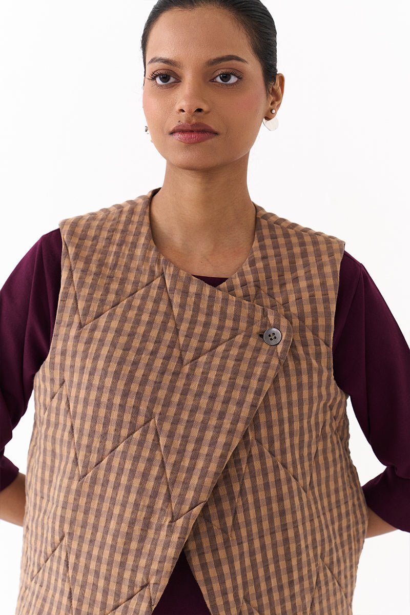 Quilted Vest - Three Clothing
