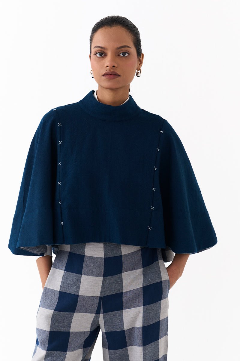 Reversible Poncho - Three Clothing