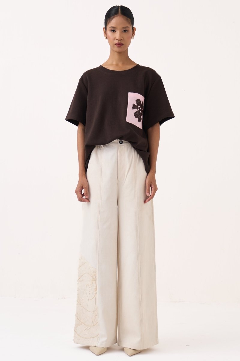 Ripple Emb. Bottom - Three Clothing